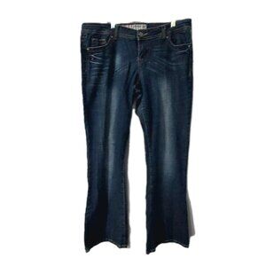 Grane Jeans Low Rise Flare Juniors Size 17 READ